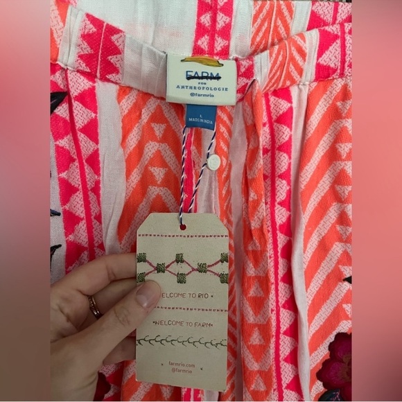 Farm Rio Printed Drawstring Tribal Shorts - Picture 12 of 12